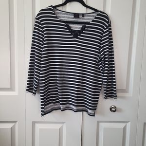 Rafaella striped shirt XL